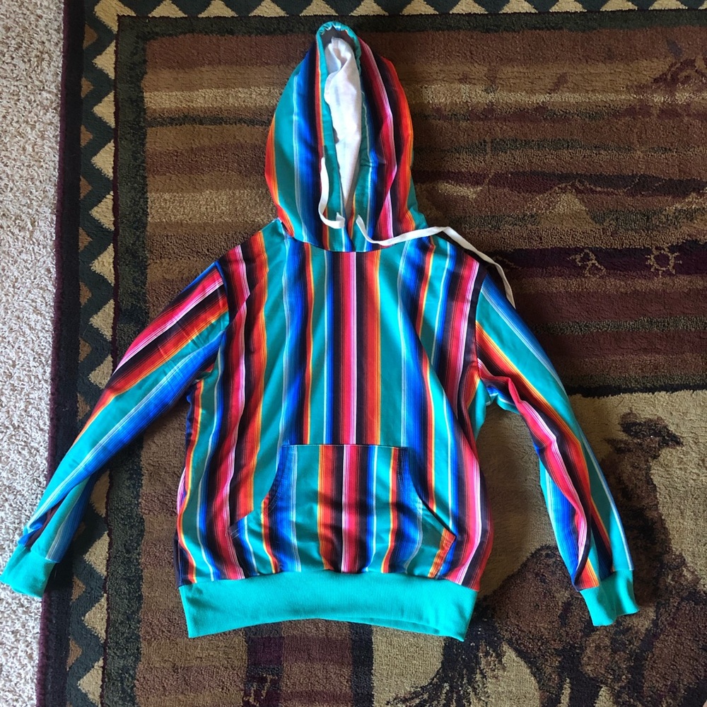 Serape Striped Hoodie